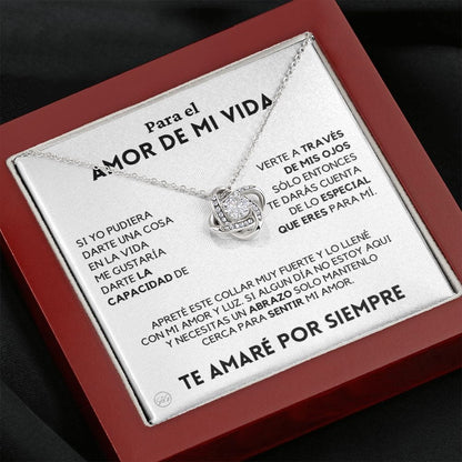 UN REGALO UNICO PARA EL AMOR DE MI VIDA / COLLAR Y MENSAJE | Gift for Soulmate in Spanish, Wife/Esposa, Girlfriend/Novia, Necklace for Her 4