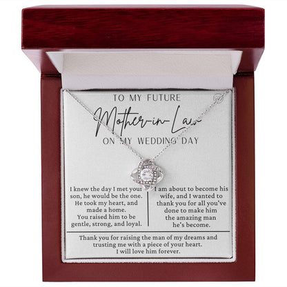 Mother in Law Gift for Wedding Day | Future Mother in Law, Meaningful Mother of the Groom Necklace, From the Bride, Gift for Mother in Law g12