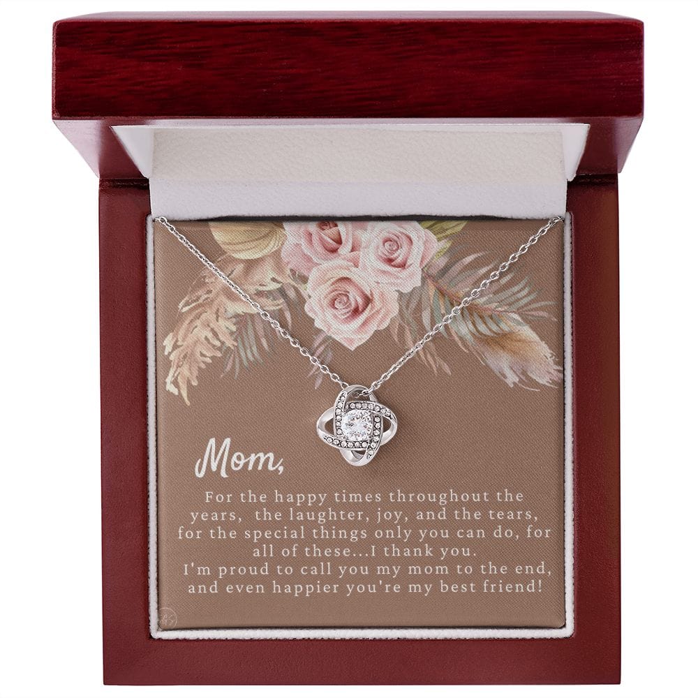 To My Mom Gift for Wedding Day | Meaningful Mother of the Bride Necklace, Gift for Mother, I Can't Say I Do Without You From Daughter b11