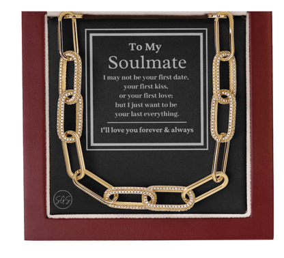 Soulmate - Seven Hundred Reasons Necklace | Silver Soulmate Necklace for Women, Anniversary Gift for Girlfriend, Soulmate Jewelry for Wife