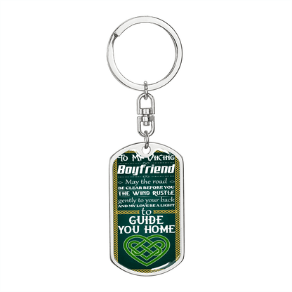 Viking Boyfriend 051122 dog tag keychain