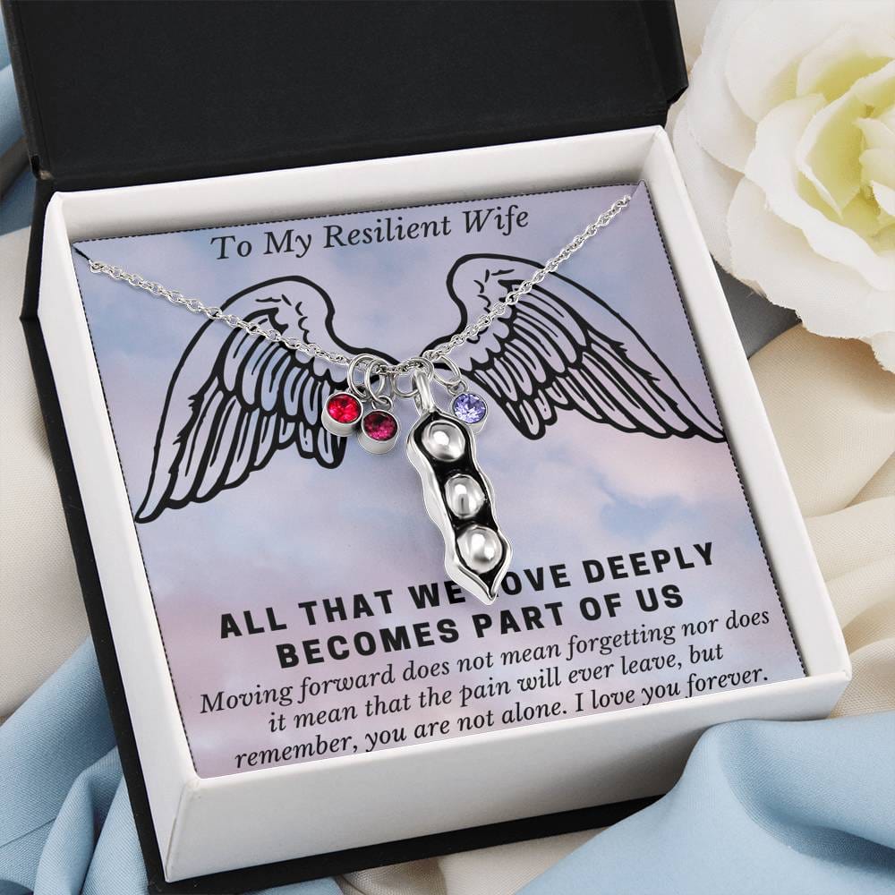 To My Resilient Wife | Miscarriage Remembrance Necklace
