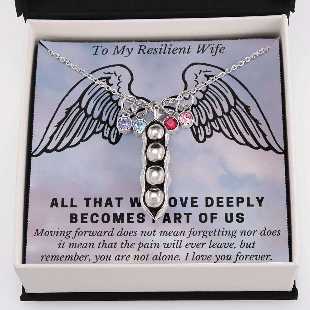 To My Resilient Wife | Miscarriage Remembrance Necklace
