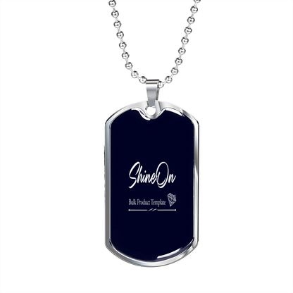 dog tag necklace engraved