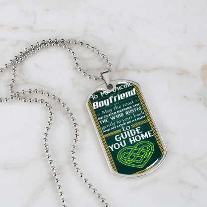 Viking Boyfriend 051122 dog tag necklace engraved