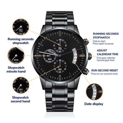 Uncle Will You Walk Me Down the Aisle | Engraved Watch