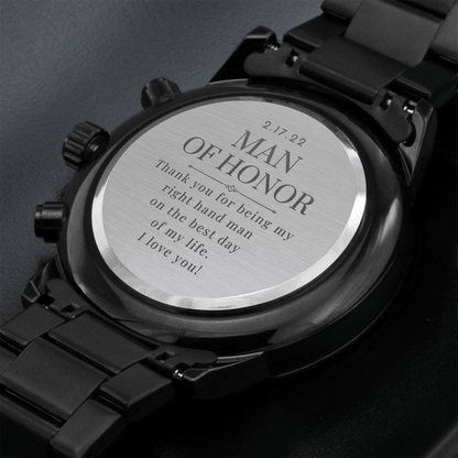 Custom Engraved Watch 12/6