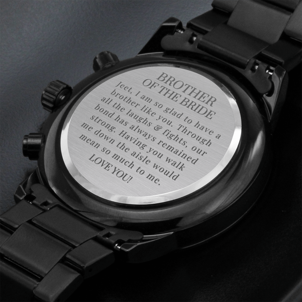 Shriya Custom Watch Brother of B