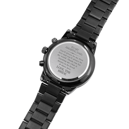 Father of the Bride Gift | Engraved Watch 2203