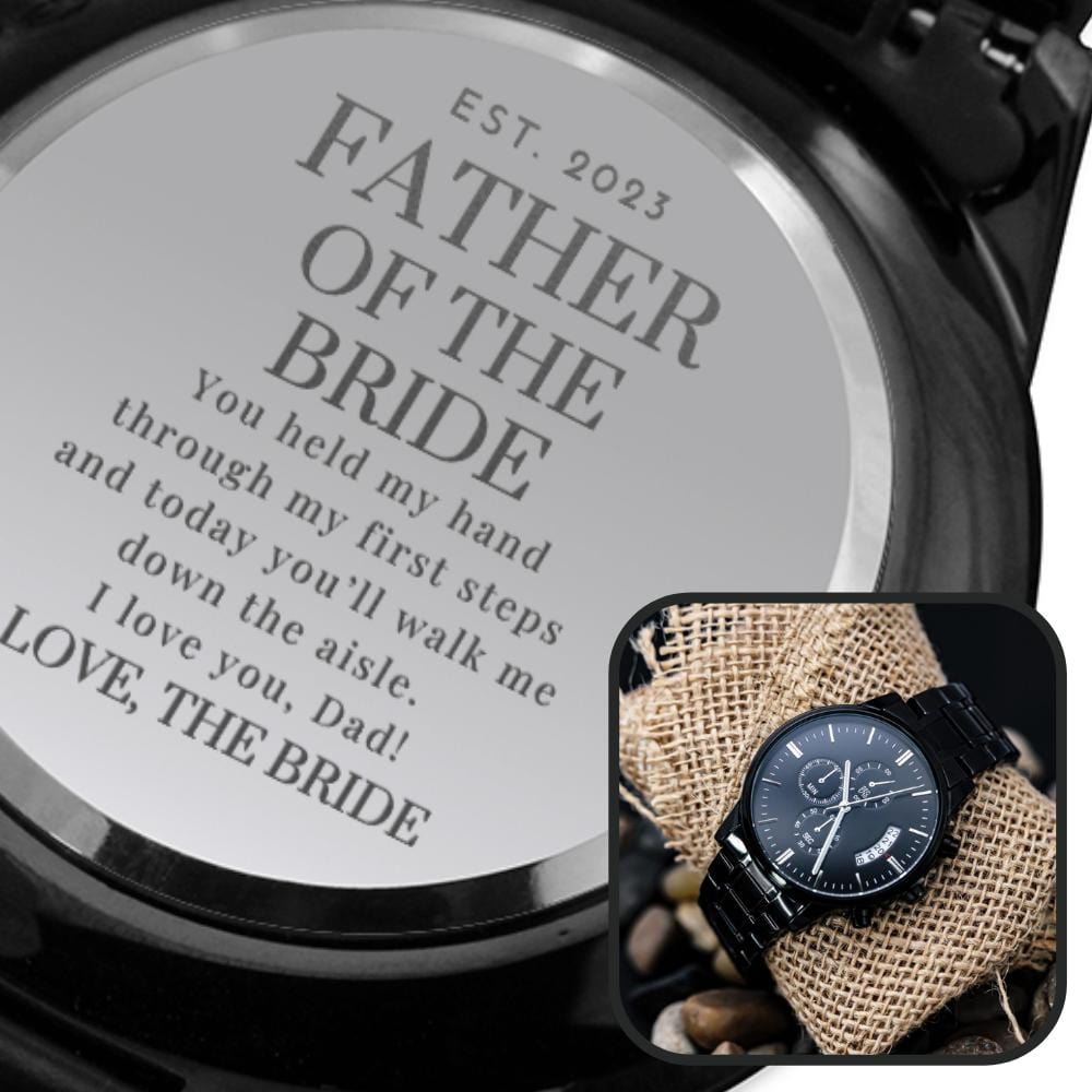 Father of the Bride EST 2023 | Engraved Watch 2212