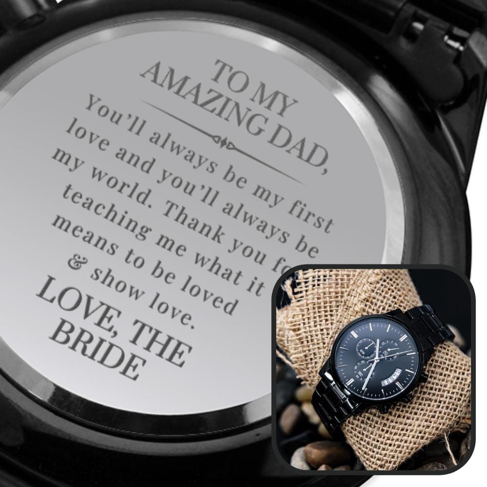 Father of the Bride Gift | Engraved Watch 2203