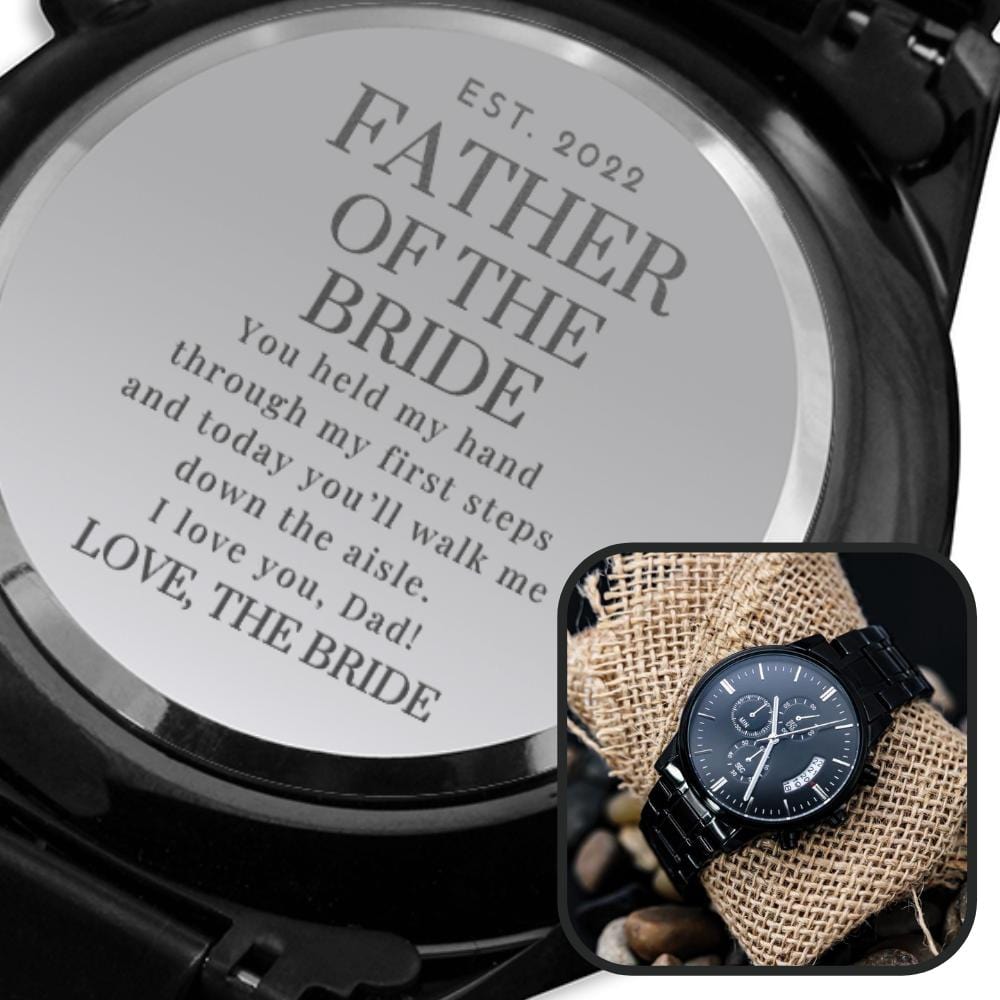 Father of the Bride EST 2022 | Engraved Watch 2211