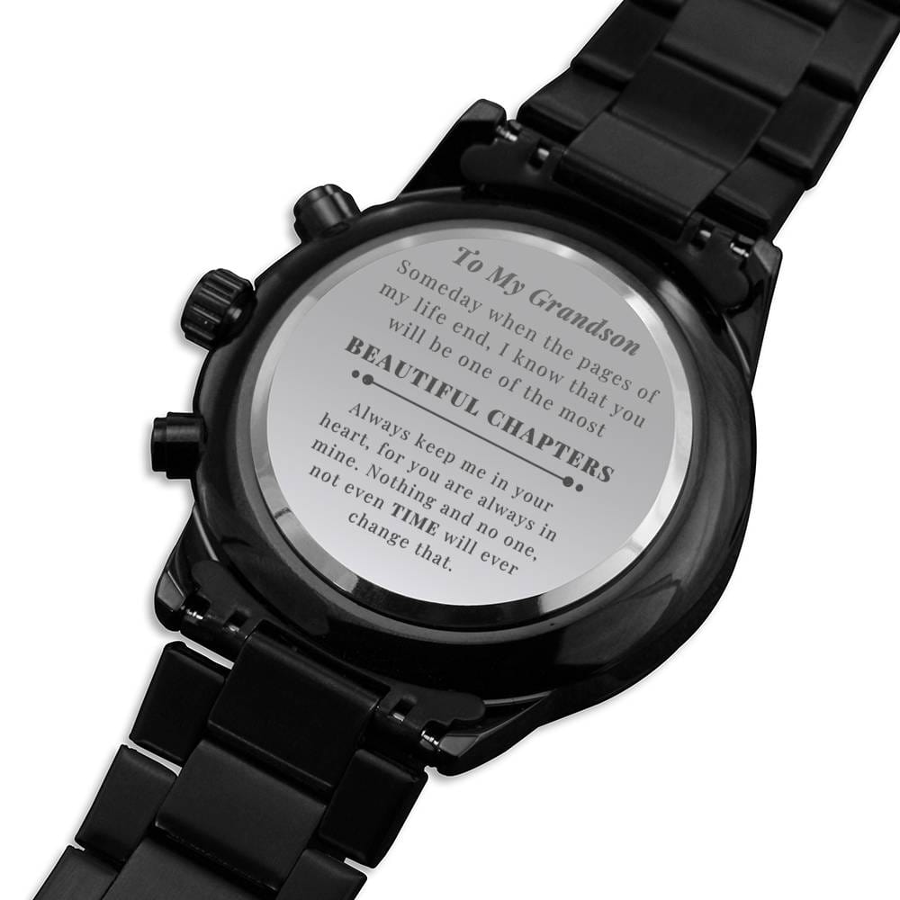 To My Grandson - Beautiful Chapters | Engraved Watch