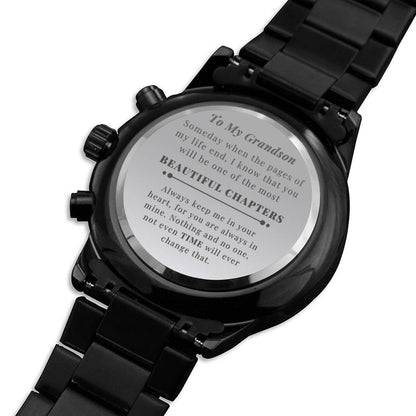 To My Grandson - Beautiful Chapters | Engraved Watch