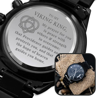 Viking King Engraved Watch - My Prayer