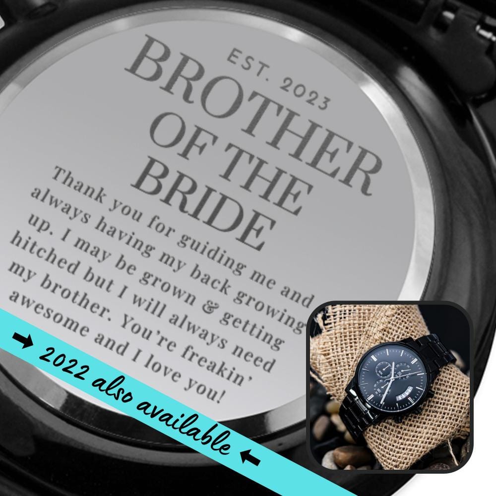 2023 Brother of the Bride | Engraved Watch