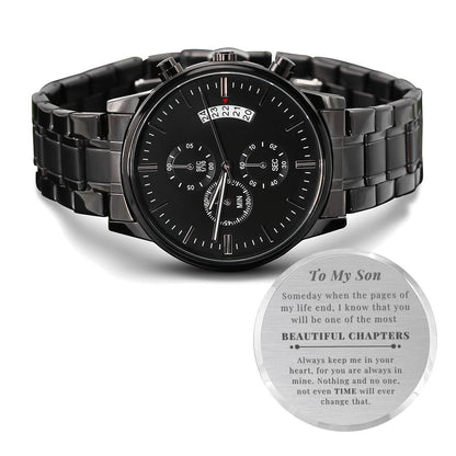 To My Son | Beautiful Chapters Engraved Watch