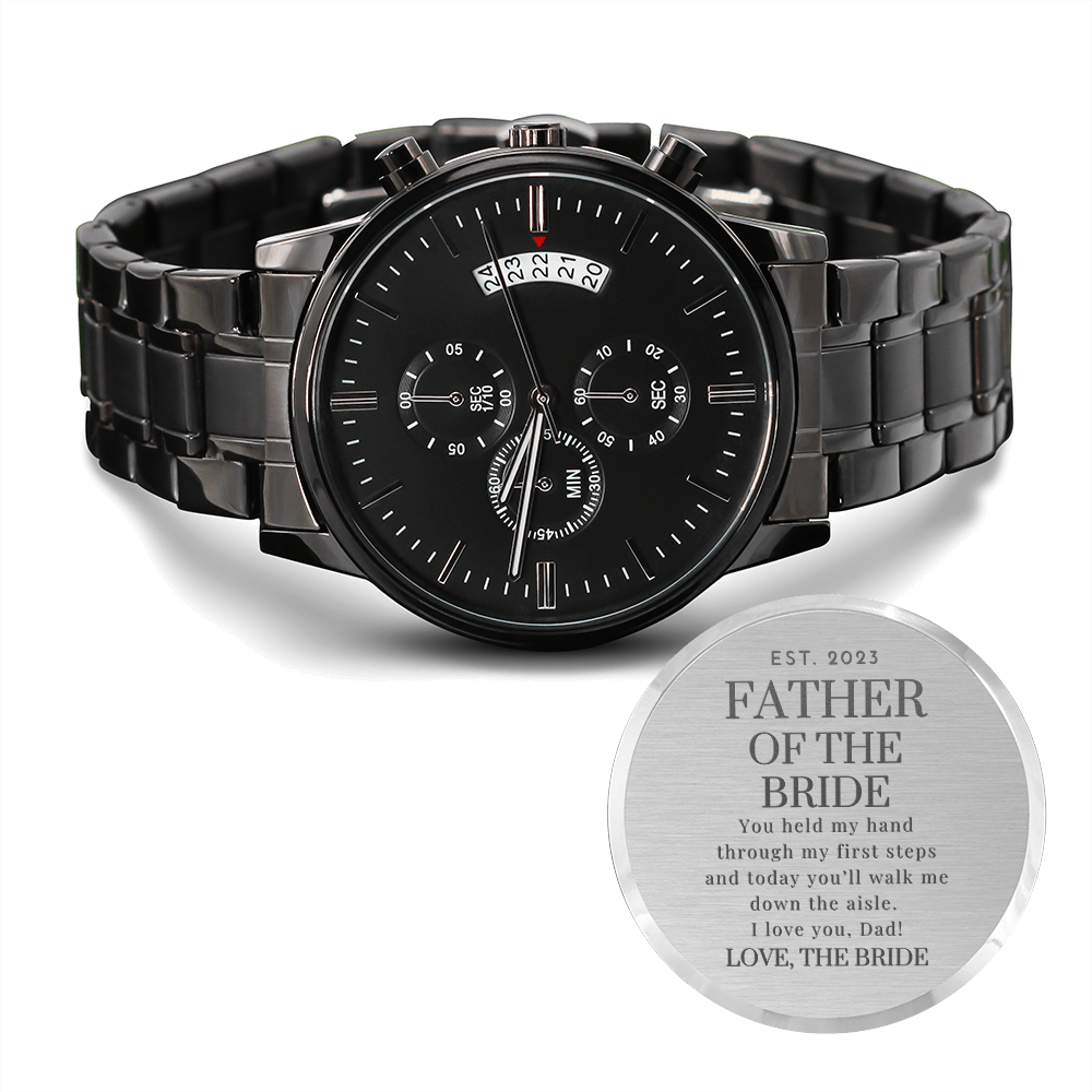 Father of the Bride EST 2023 | Engraved Watch 2212