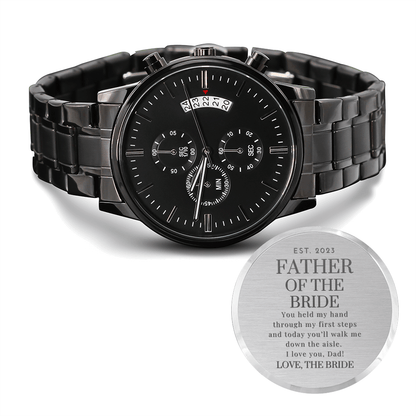 Father of the Bride EST 2023 | Engraved Watch 2212