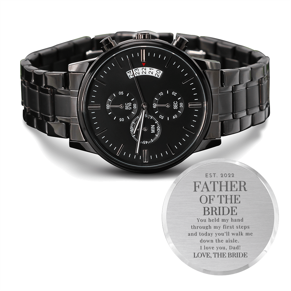 Father of the Bride EST 2022 | Engraved Watch 2211