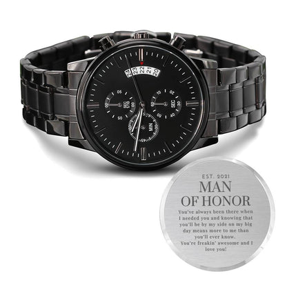 BFF Man of Honor 2021 - Engraved Watch