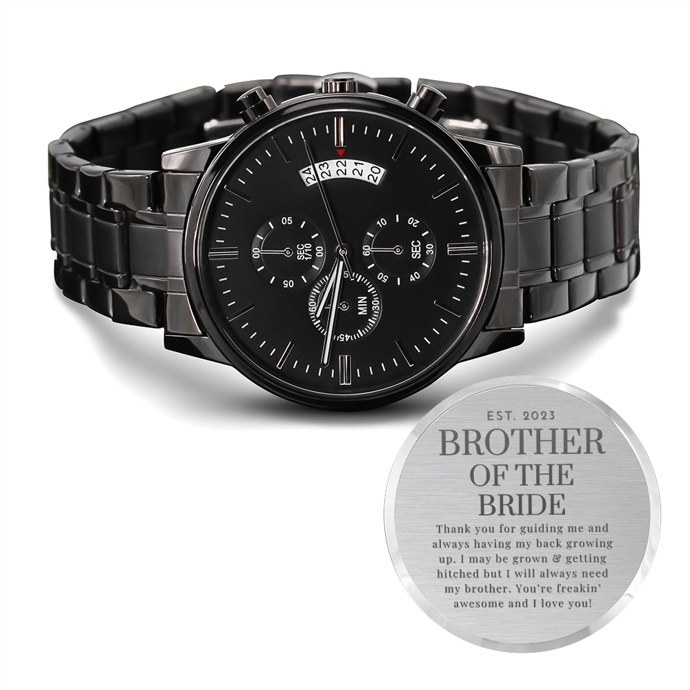 2023 Brother of the Bride | Engraved Watch