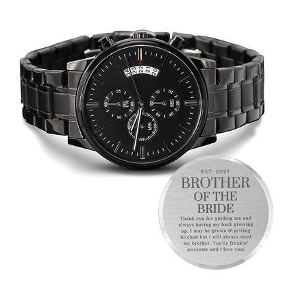 2023 Brother of the Bride | Engraved Watch