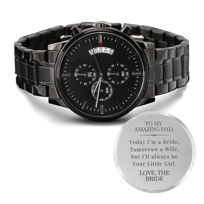 Father of the Bride Gift | Engraved Watch 2205