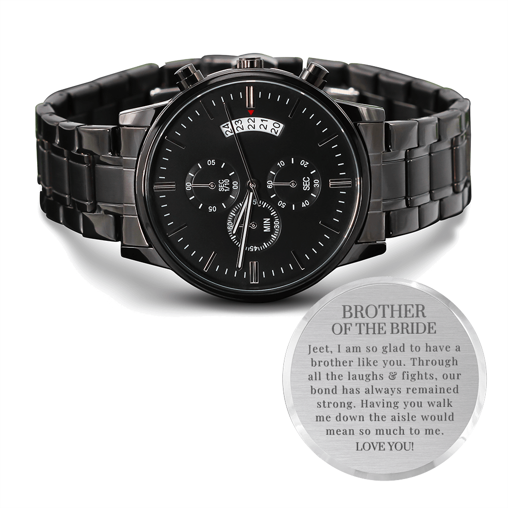 Shriya Custom Watch Brother of B