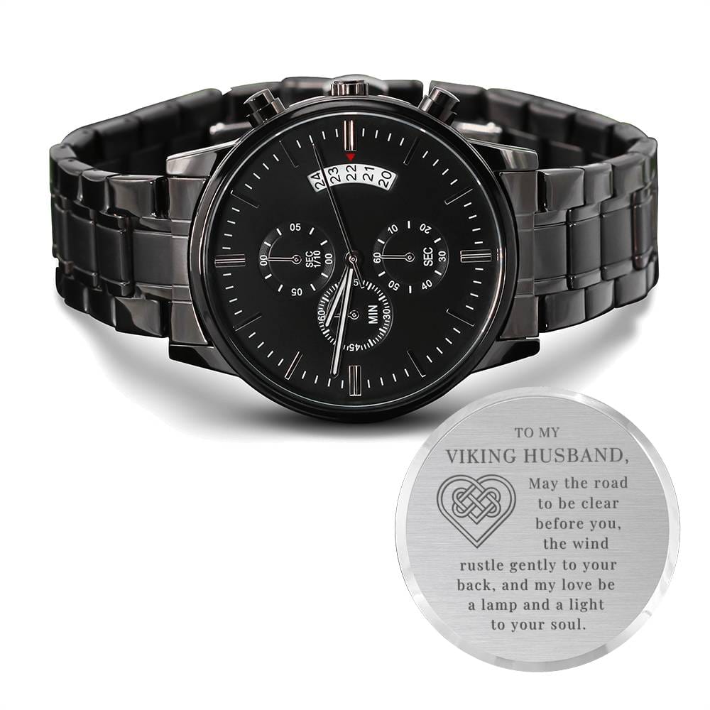Viking Husband Engraved Watch - My Love Lamp