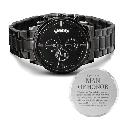 2023 Man of Honor | Engraved Watch