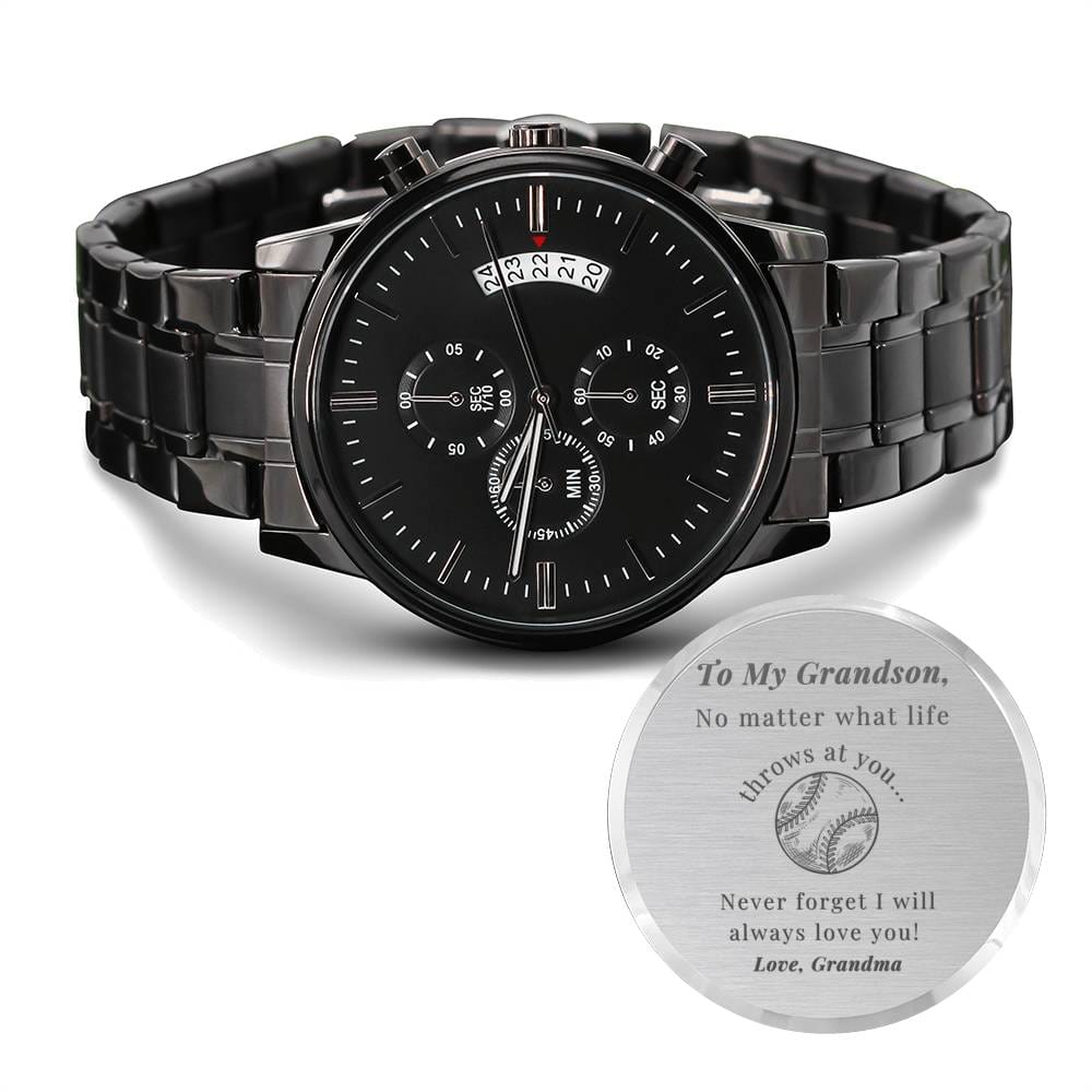 Grandma Baseball - Engraved Watch