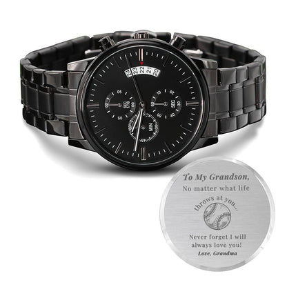 Grandma Baseball - Engraved Watch