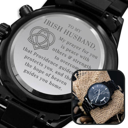Irish Husband Engraved Watch