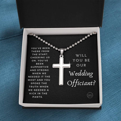 officiant prop cross been there from start black