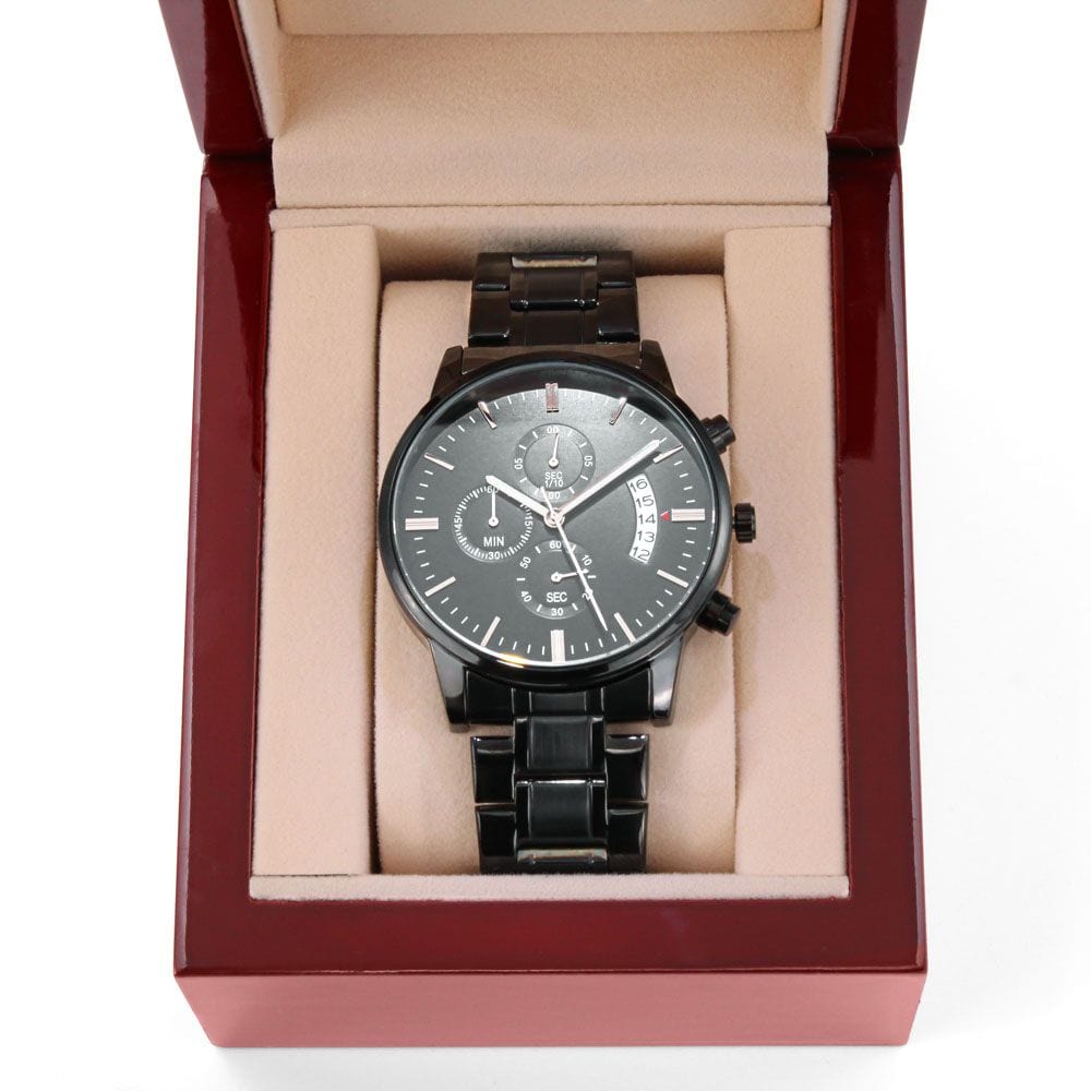 Man of Honor Proposal Engraved Mens Watch