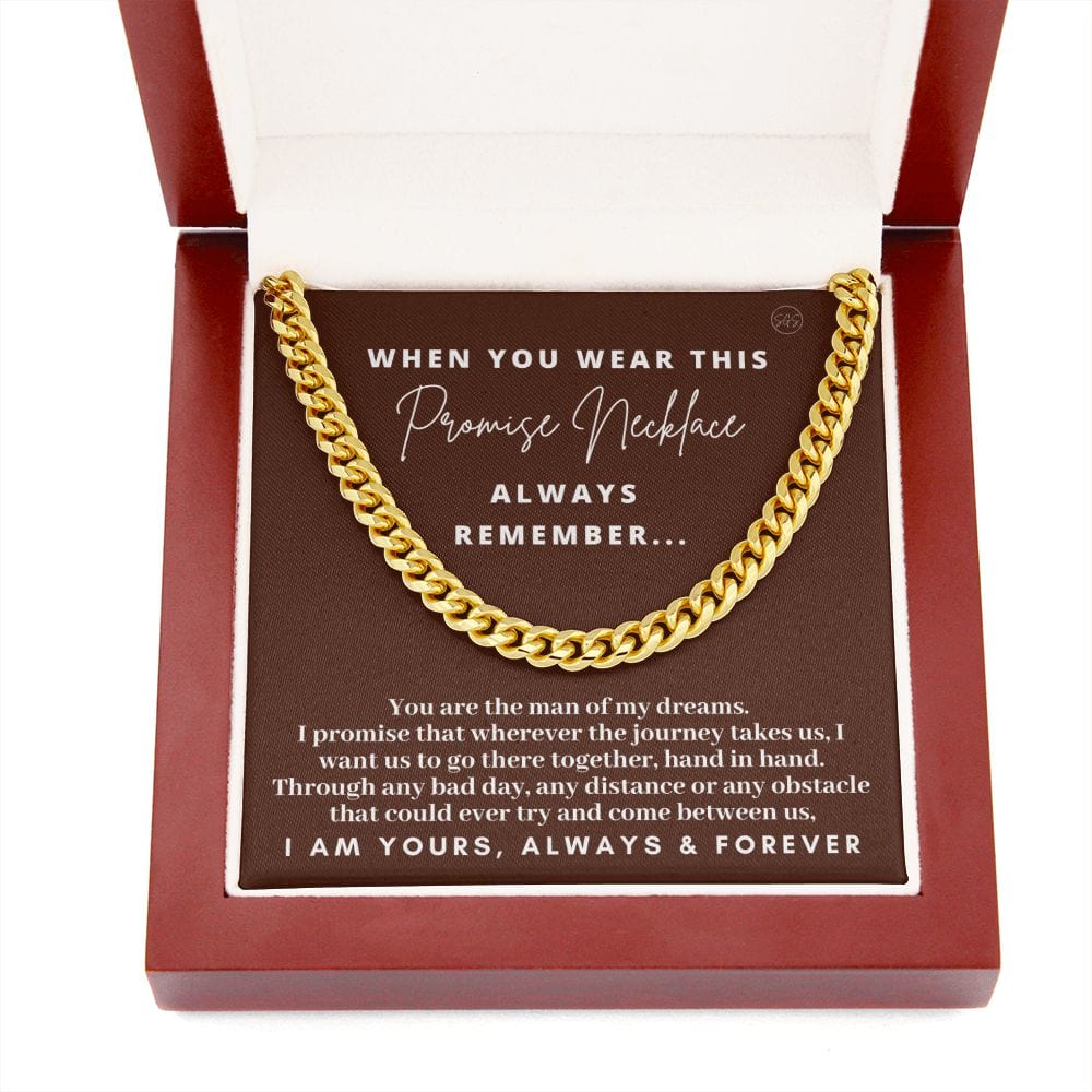 Promise Necklace Promise Gifts Boyfriend Promise Necklace - Temu
