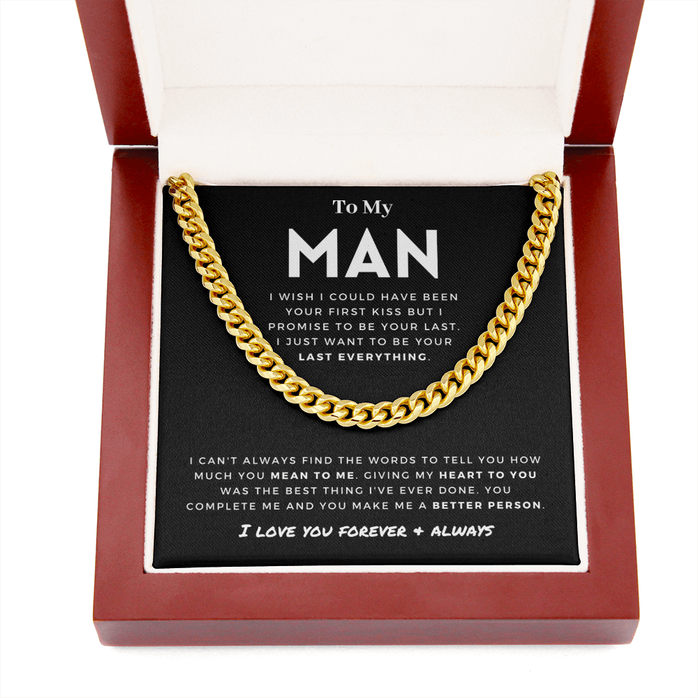 My Man - Better Person - Cuban Link Chain