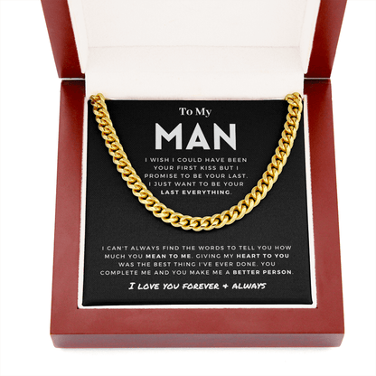 My Man - Better Person - Cuban Link Chain