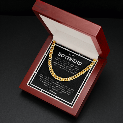 Boyfriend - The World To Me - Cuban Chain cuban link chain