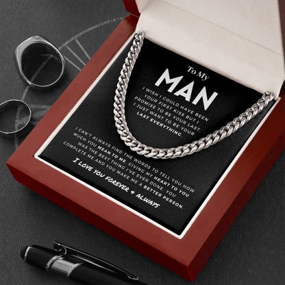 My Man - Better Person - Cuban Link Chain