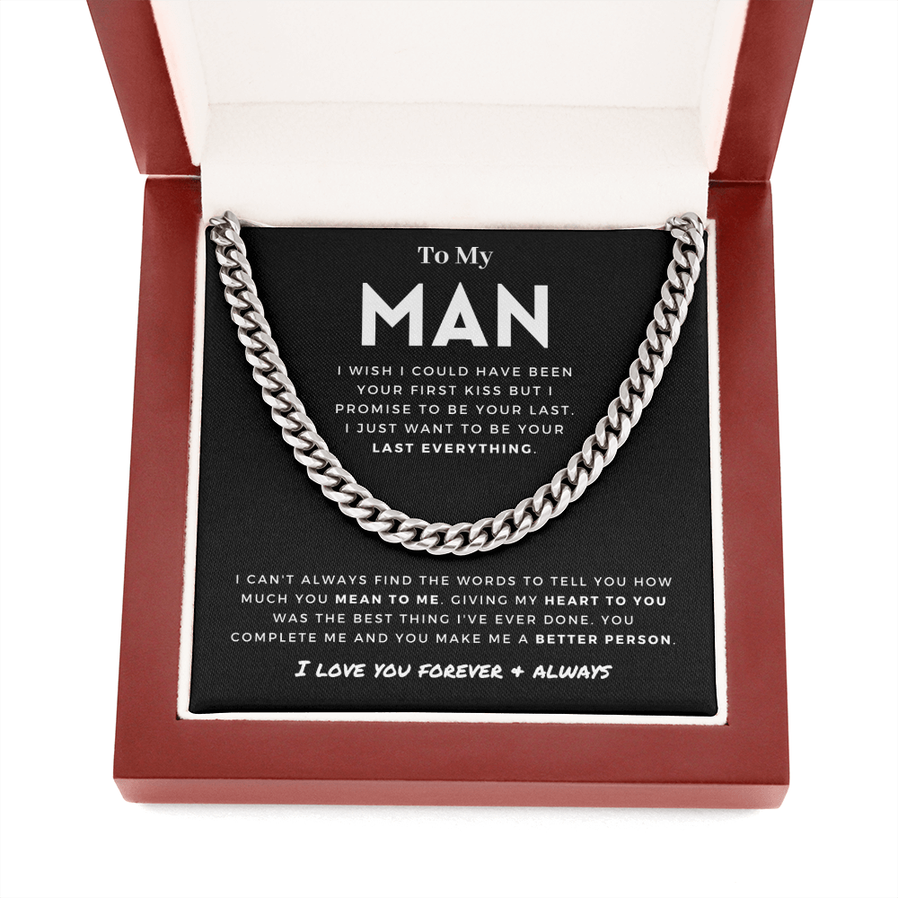 My Man - Better Person - Cuban Link Chain