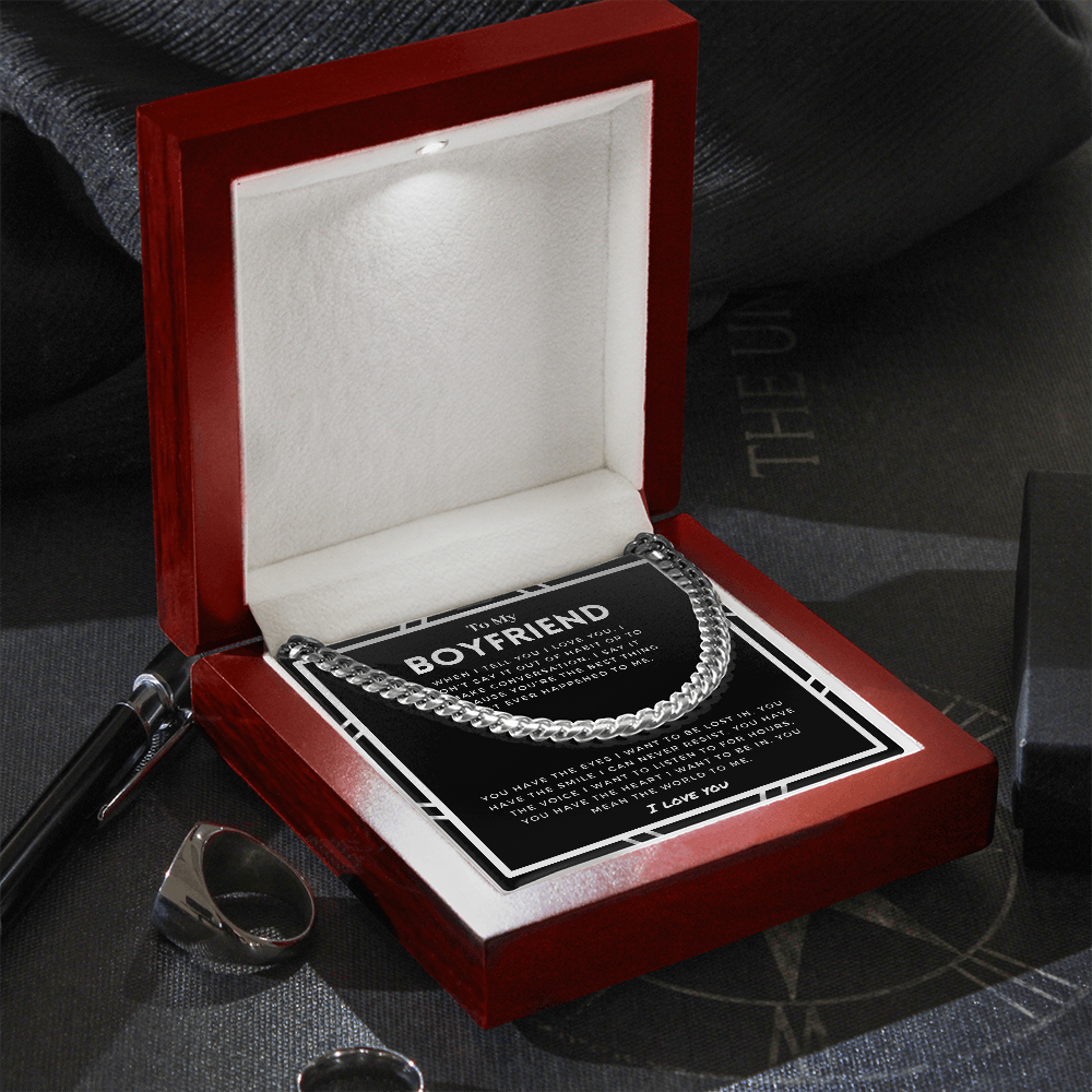 Boyfriend - The World To Me - Cuban Chain cuban link chain