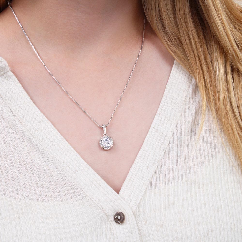 Gift For Mom from Son - I'll Always Be Your Little Boy - Love Knot Necklace | Gift for Mother's Day From Son, Mom Birthday Present M2E