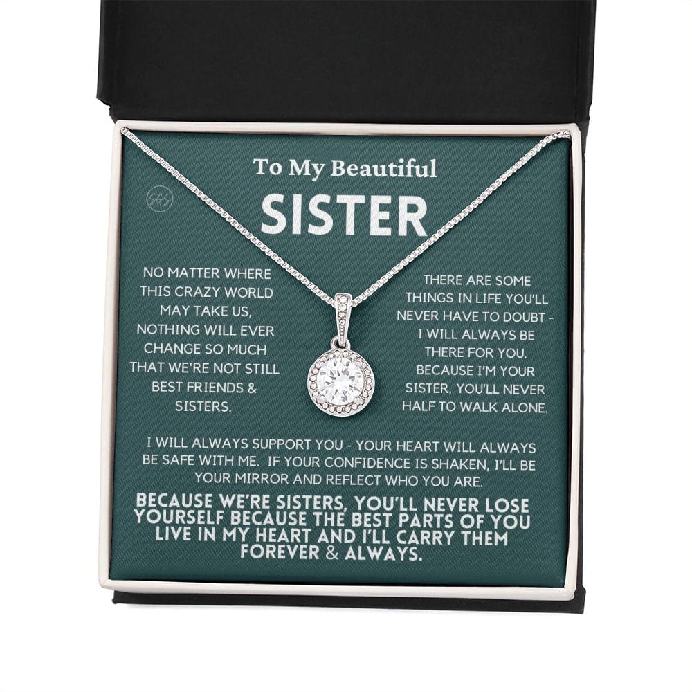 Sister Gift | Sister Christmas Gift, Sister Necklace, Birthday Gift for My Sister, Sentimental Gift Sisters, Christmas Gifts for Sister, 4