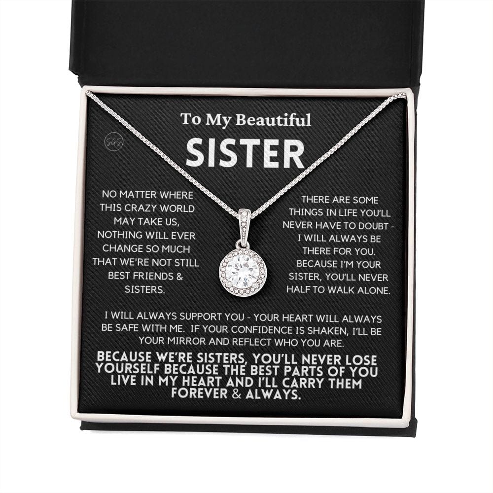 Sister Gift | Sister Christmas Gift, Sister Necklace, Birthday Gift for My Sister, Sentimental Gift Sisters, Christmas Gifts for Sister, 3