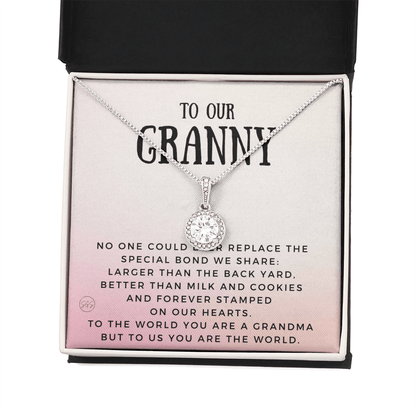 Gift for Granny | Grandmother Nickname, Grandma, Mother's Day Necklace, Birthday, Get Well, Missing You, Granny Definition, Christmas, From Family Grandkids  Granddaughter Grandson 1118bE