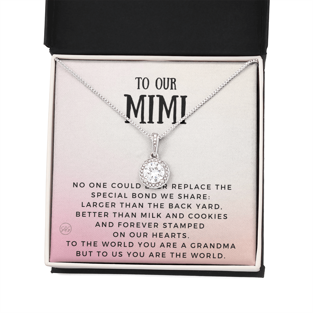 Gift for Mimi | Grandmother Nickname, Grandma, Mother's Day Necklace, Birthday, Get Well, Missing You, Mimi Definition, Christmas, From Family Grandkids  Granddaughter Grandson 1118bE