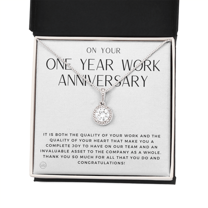 One Year Work Anniversary Gift - Employee Appreciation Gift from Boss