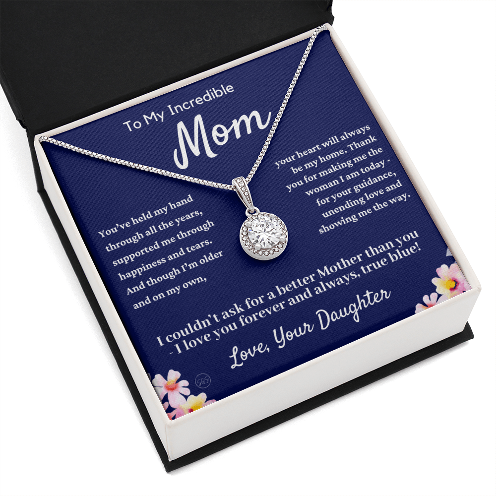 Gift for Mom From Daughter | Mother Daughter Necklace, Mother's Day Gift, Thinking of You Gift, Appreciation Gift, I Love You Mom, Eternal